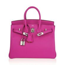 Load image into Gallery viewer, Verso Birkin 25 Bag Magnolia Capucine Togo Leather with Palladium Hardware