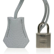 Load image into Gallery viewer, Birkin 35 Bag Blue Bleu Pale Togo Palladium Hardware
