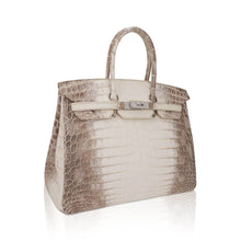 Load image into Gallery viewer, Birkin 35 Diamond Blanc Himalaya Matte Crocodile Limited Edition Bag