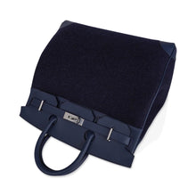 Load image into Gallery viewer, HAC Birkin 40 Bag Blue Nuit Feutre and Blue de Malte Evercolor Leather with Palladium Hardware