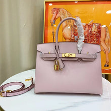 Load image into Gallery viewer, Birkin HSS 25 Epsom Mauve Pâle / Rose Sakura Golden Lock