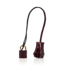 Load image into Gallery viewer, Special Order HSS Birkin 35 Bag Bordeaux Porosus Crocodile with Gold Hardware