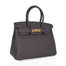 Load image into Gallery viewer, Birkin 30 Bag Etain Gray Coveted Gold Hardware Togo