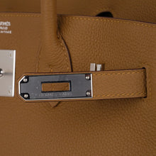 Load image into Gallery viewer, Birkin 30 Bag Bronze d’Or Togo Leather Palladium Hardware