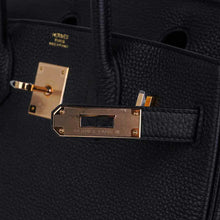 Load image into Gallery viewer, Birkin 30 Bag Black Togo Leather with Rose Gold Hardware