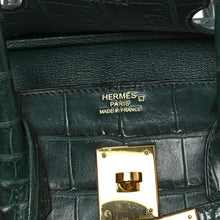 Load image into Gallery viewer, Birkin Vert Titien Matte Alligator Gold Hardware