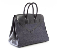 Load image into Gallery viewer, Birkin 35 Bag Rare Limited Edition Denim Shadow