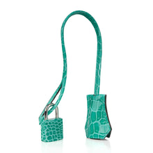 Load image into Gallery viewer, Limited Edition Birkin 30 Bag Vert Jade Porosus Crocodile with Palladium Hardware