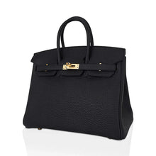 Load image into Gallery viewer, Birkin 25 Bag Black Togo Leather with Gold Hardware