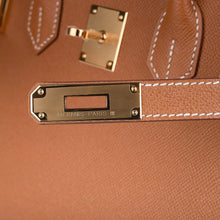 Load image into Gallery viewer, Birkin 30 Sellier Bag Gold Veau Graine Monsieur Laiton Limited Edition
