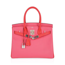 Load image into Gallery viewer, Special Order HSS Birkin 30 Bag Rose Azalee &amp; Rose Jaipur Epsom with Brushed Palladium Hardware