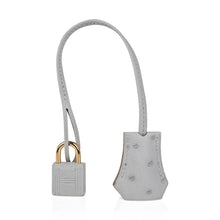 Load image into Gallery viewer, Birkin 30 Bag Gris Perle Ostrich with Gold Hardware
