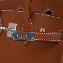 Load image into Gallery viewer, Limited Edition Birkin 25 Fauve Barenia Leather Bag Palladium Hardware
