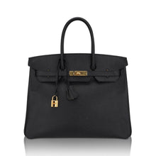 Load image into Gallery viewer, Birkin 35 Bag Black Epsom Leather with Gold Hardware