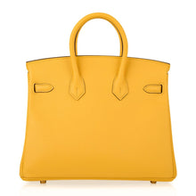 Load image into Gallery viewer, Birkin 25 Bag Jaune de Naples Novillo Gold Hardware