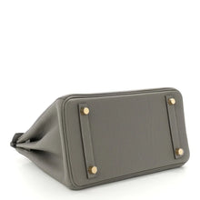 Load image into Gallery viewer, Birkin 25 Gris Meyer crafted from incredibly soft Togo calfskin leather