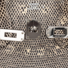 Load image into Gallery viewer, Birkin 25 Bag Ombre Lizard Palladium Hardware Holy Grail Bag