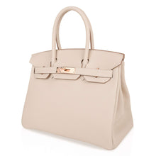 Load image into Gallery viewer, Birkin 30 Bag Craie Togo Leather with Rose Gold Hardware