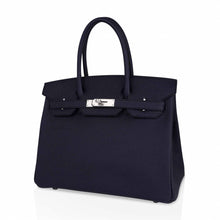 Load image into Gallery viewer, Birkin 30 Bag Indigo Epsom Palladium Hardware New w/ Box