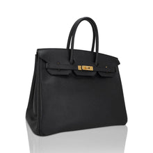Load image into Gallery viewer, Birkin 35 Bag Black Epsom Leather with Gold Hardware
