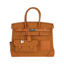 Load image into Gallery viewer, Limited Edition Birkin 35 Bag Cargo Sesame Toile Goeland Swift Leather with Palladium Hardware