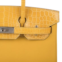 Load image into Gallery viewer, Birkin Touch 30 Bag Jaune Ambre Crocodile / Togo Limited Edition