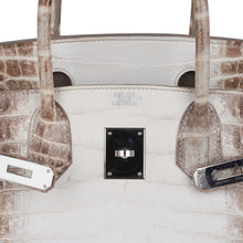 Load image into Gallery viewer, Birkin 30 Bag Himalaya Blanc Crocodile Palladium Hardware