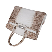 Load image into Gallery viewer, Birkin 30 Bag Himalaya Blanc Crocodile Palladium Hardware