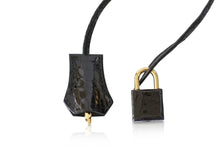 Load image into Gallery viewer, Birkin 35 Black Porosus Crocodile with Gold Hardware