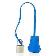Load image into Gallery viewer, Verso Birkin 30 Bag Blue Zanzibar &amp; Malachite Togo Leather with Palladium Hardware