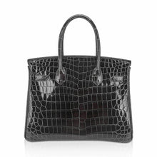 Load image into Gallery viewer, Birkin 30 Bag Graphite Niloticus Crocodile with Gold Hardware