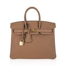 Load image into Gallery viewer, Birkin 25 Bag in Chai Togo Leather with Gold Hardware