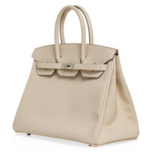 Load image into Gallery viewer, Birkin 35 Bag Craie Epsom Palladium Hardware