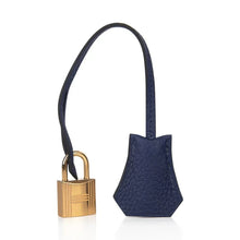 Load image into Gallery viewer, Birkin 25 Bag Blue Encre Gold Hardware Togo Leather