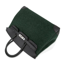 Load image into Gallery viewer, Birkin 35 Limited Edition Bi-Color Vert Anglais Feutre Vert Cypress Swift