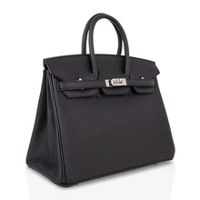 Load image into Gallery viewer, Birkin 25 Bag Black Palladium Hardware Togo Leather