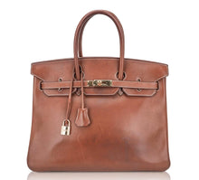 Load image into Gallery viewer, Vintage Limited Edition Birkin 35 Bag Fauve Barenia Leather with Gold Hardware