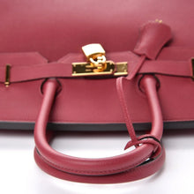 Load image into Gallery viewer, Birkin 25cm Rouge H Bordeaux Red Gold Hardware Bag Y Stamp