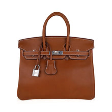 Load image into Gallery viewer, Limited Edition Birkin 25 Fauve Barenia Leather Bag Palladium Hardware