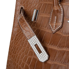 Load image into Gallery viewer, Diamond Birkin 35 Bag Fauve Barenia Matte Alligator Rare