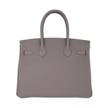Load image into Gallery viewer, Birkin 30 Bag Gris Asphalte Togo Leather with Palladium Hardware