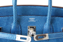 Load image into Gallery viewer, Birkin 25 Bag Mykonos Very Rare Lizard Palladium Hardware