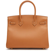 Load image into Gallery viewer, Birkin Sellier 25 Gold Epsom Leather Rolled Handles Gold Hardware Handbag