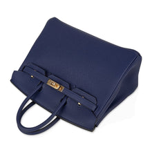 Load image into Gallery viewer, Birkin 25 Bag Blue Encre Gold Hardware Togo Leather