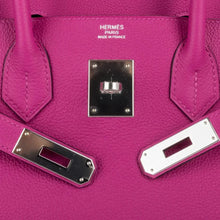 Load image into Gallery viewer, Birkin 30 Bag Rose Pourpre Pink Togo Palladium