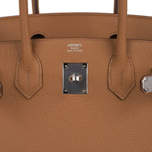 Load image into Gallery viewer, Birkin 30 Bag Biscuit Togo Leather with Palladium Hardware