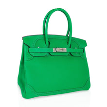 Load image into Gallery viewer, Birkin 30 Ghillies Limited Edition Bag Bamboo Palladium Hardware New w/Box
