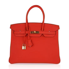 Load image into Gallery viewer, Birkin 35 Bag Capucine Togo Leather with Gold Hardware