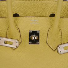 Load image into Gallery viewer, Birkin 25 Bag Jaune Poussin Togo Leather with Palladium Hardware