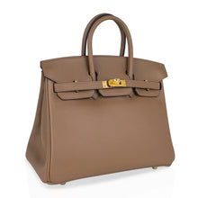 Load image into Gallery viewer, Birkin 25 Beige De Weimar Veau Jonathan Leather Gold Hardware